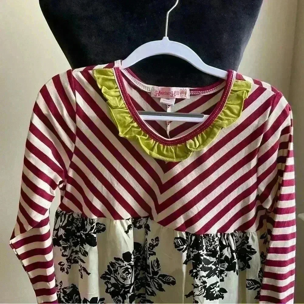 GIRLS DRESS HEATHER HILL NEW SIZE 150 FALL READY!